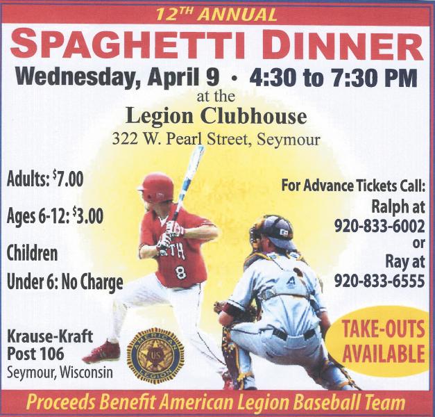 Post 106 Seymour, Wisconsin The American Legion Centennial Celebration